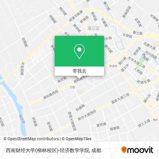 西南财经大学(柳林校区)-经济数学学院地图