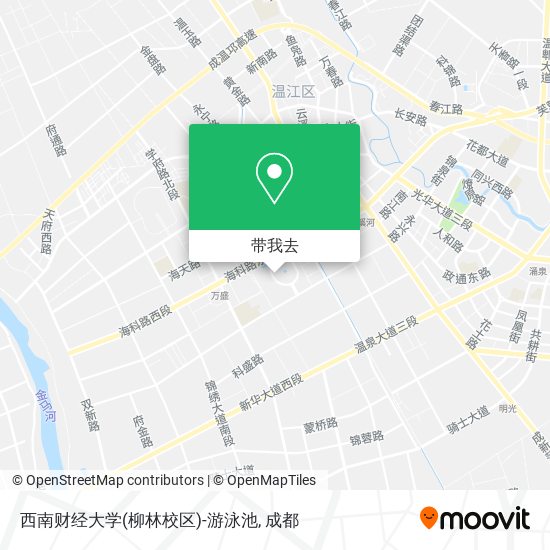 西南财经大学(柳林校区)-游泳池地图