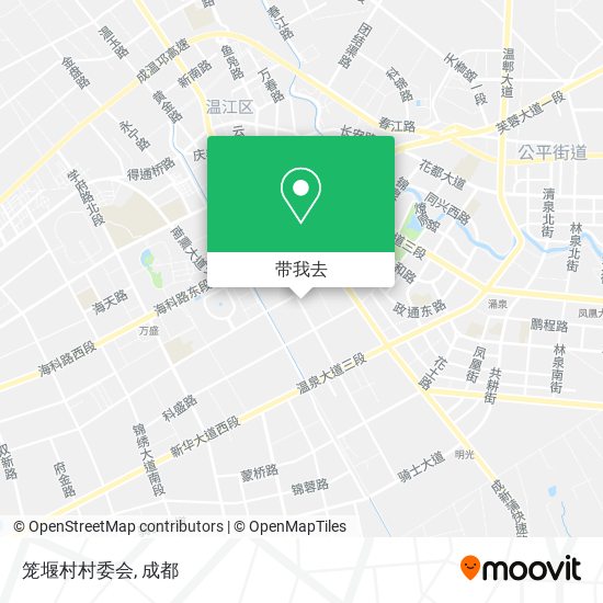 笼堰村村委会地图
