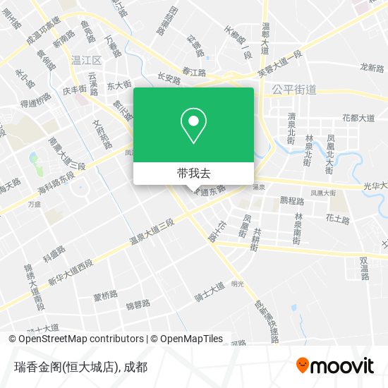 瑞香金阁(恒大城店)地图
