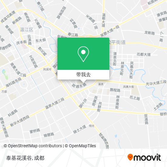 泰基花溪谷地图