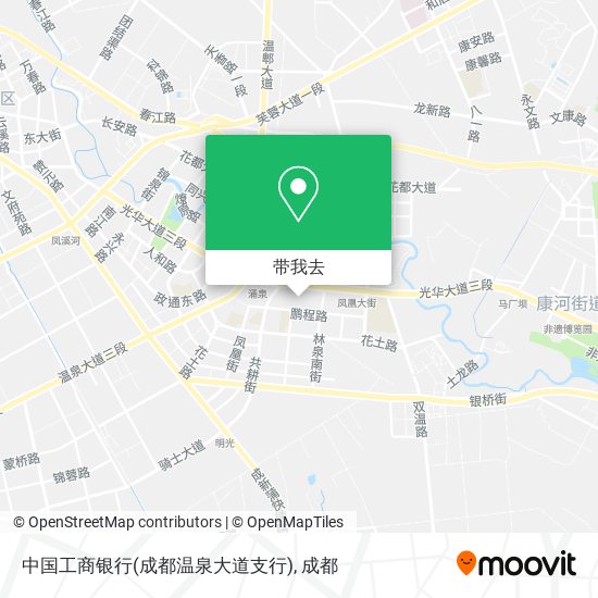 中国工商银行(成都温泉大道支行)地图
