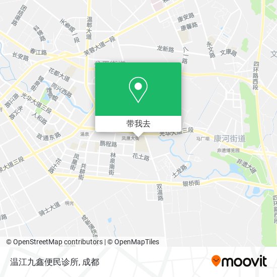 温江九鑫便民诊所地图