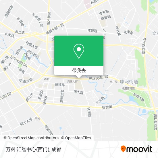 万科·汇智中心(西门)地图