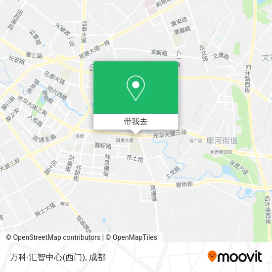 万科·汇智中心(西门)地图