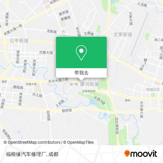 福根缘汽车修理厂地图