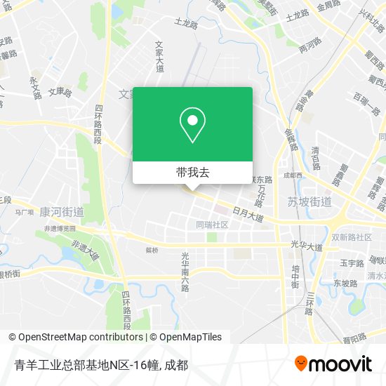 青羊工业总部基地N区-16幢地图