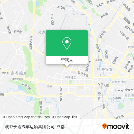 成都长途汽车运输集团公司地图