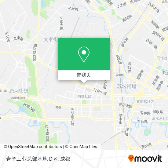 青羊工业总部基地-D区地图