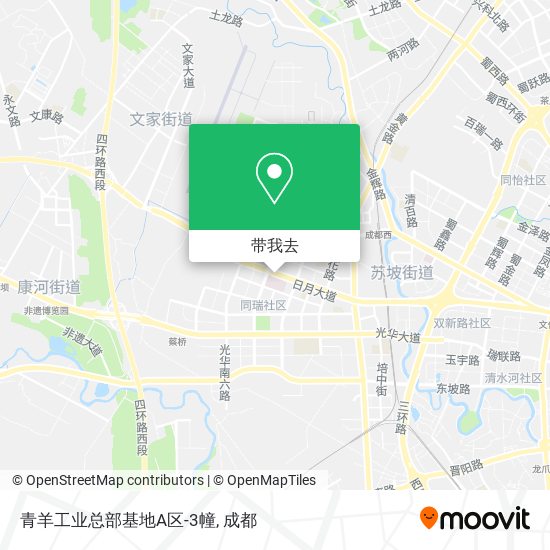 青羊工业总部基地A区-3幢地图