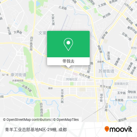 青羊工业总部基地N区-29幢地图