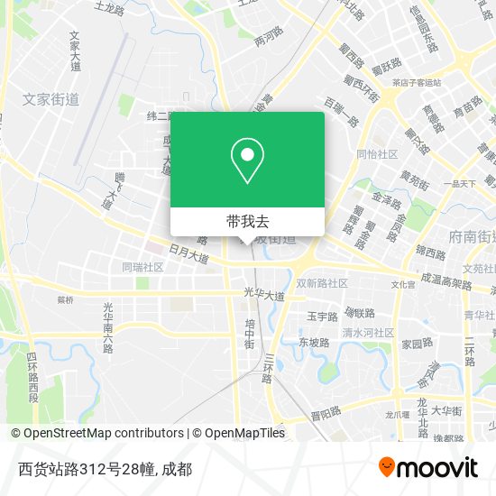 西货站路312号28幢地图