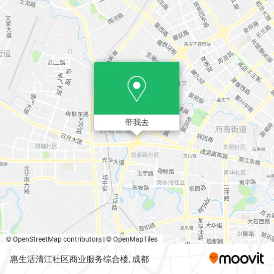 惠生活清江社区商业服务综合楼地图