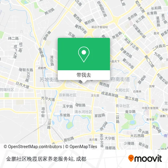 金鹏社区晚霞居家养老服务站地图