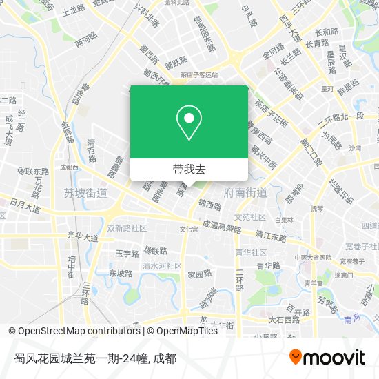 蜀风花园城兰苑一期-24幢地图