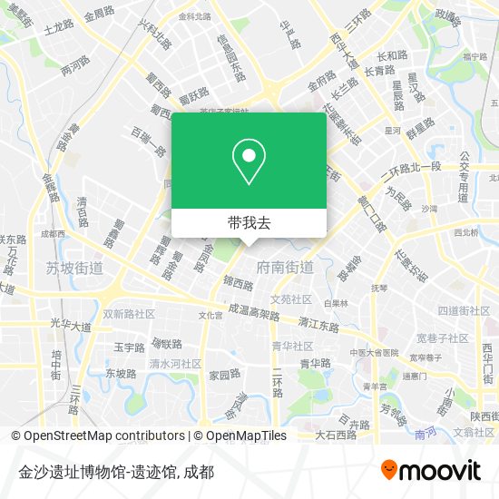 金沙遗址博物馆-遗迹馆地图
