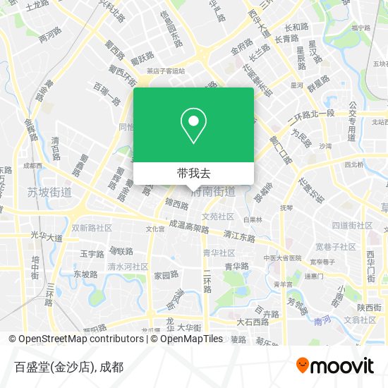百盛堂(金沙店)地图