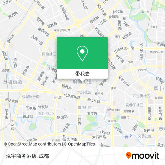 泓宇商务酒店地图