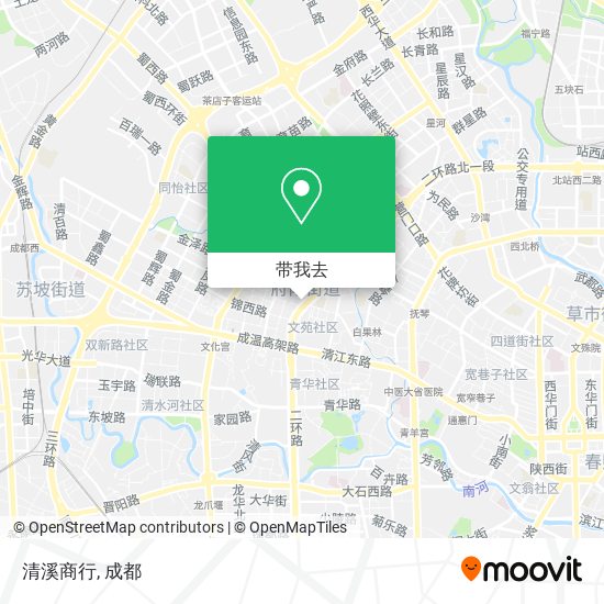 清溪商行地图