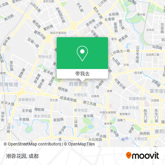 潮蓉花园地图