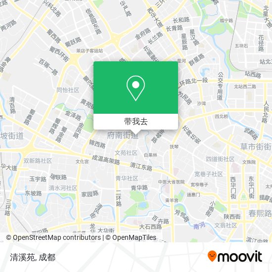 清溪苑地图
