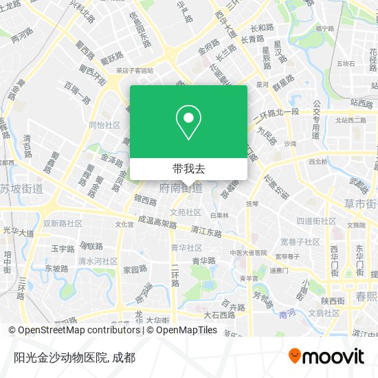 阳光金沙动物医院地图