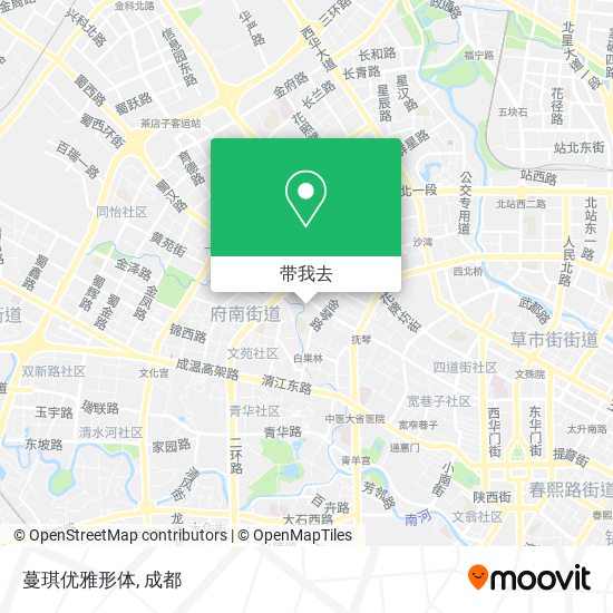 蔓琪优雅形体地图
