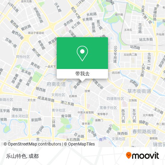 乐山特色地图