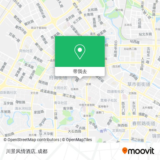 川景风情酒店地图