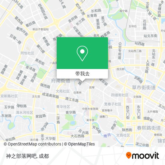 神之部落网吧地图