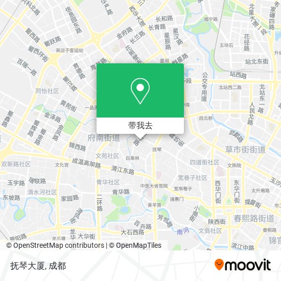 抚琴大厦地图