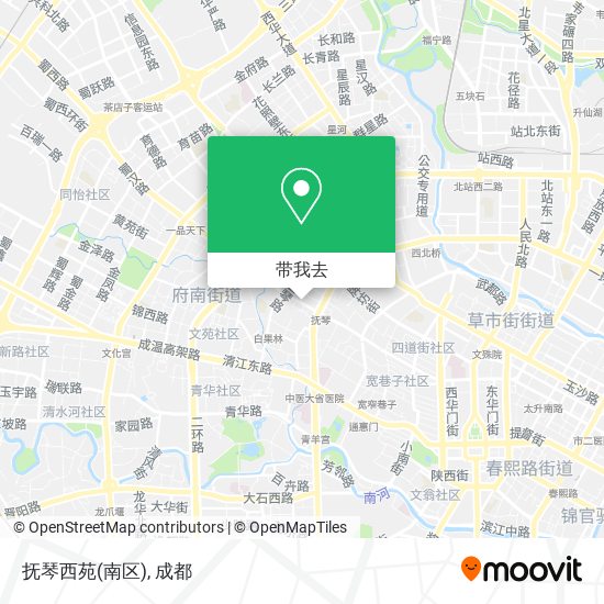 抚琴西苑(南区)地图