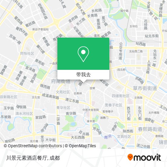 川景元素酒店餐厅地图