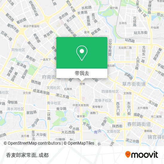 香麦郎家常面地图