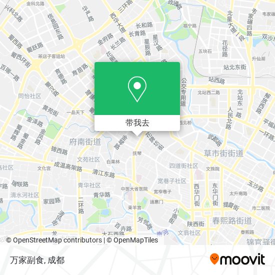 万家副食地图