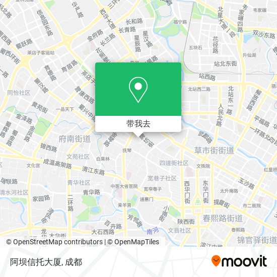阿坝信托大厦地图
