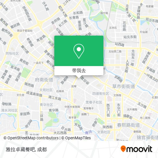 雅拉卓藏餐吧地图