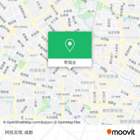 阿投宾馆地图