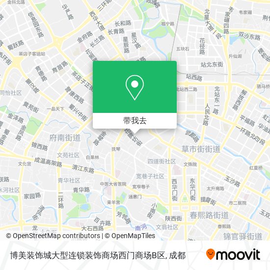 博美装饰城大型连锁装饰商场西门商场B区地图