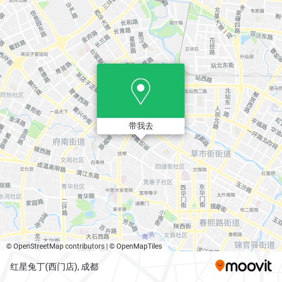 红星兔丁(西门店)地图