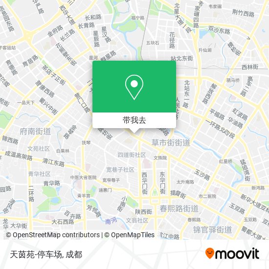 天茵苑-停车场地图