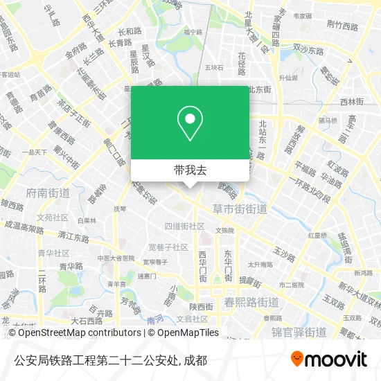 公安局铁路工程第二十二公安处地图