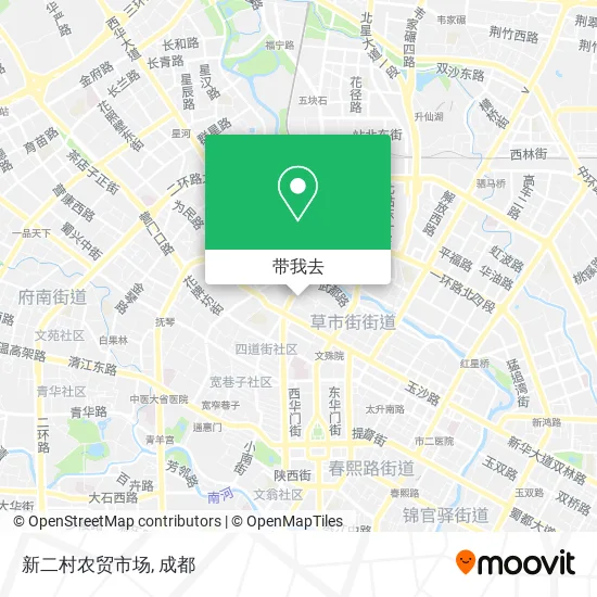 新二村农贸市场地图