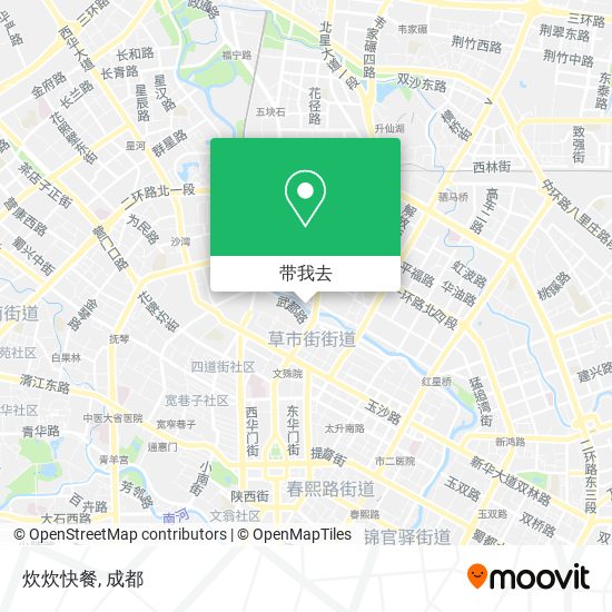 炊炊快餐地图