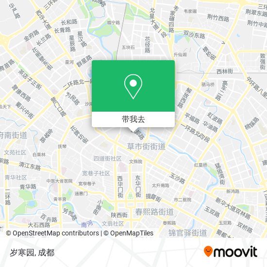 岁寒园地图