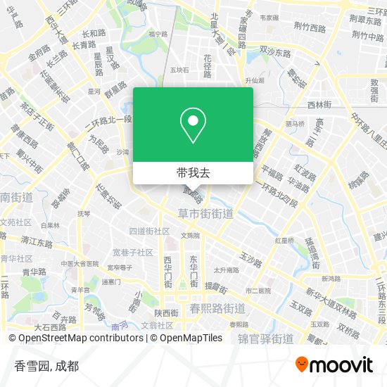 香雪园地图