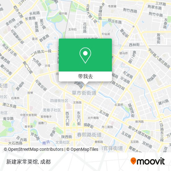 新建家常菜馆地图