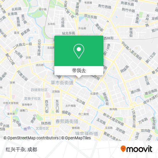 红兴干杂地图