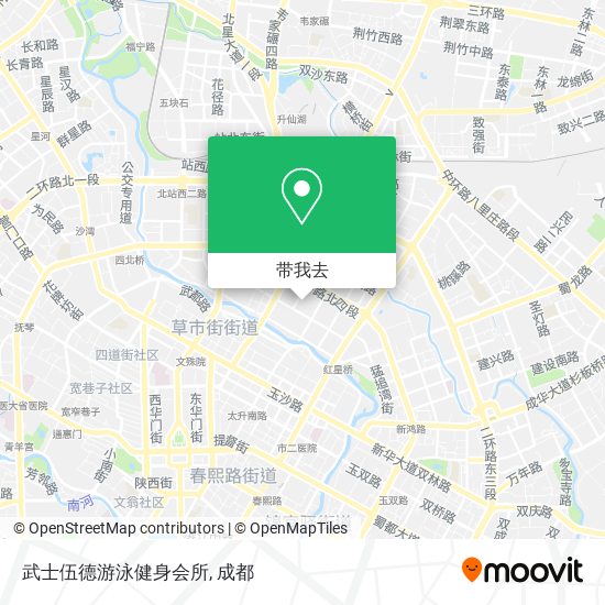 武士伍德游泳健身会所地图