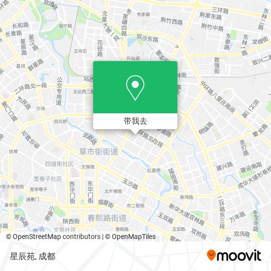 星辰苑地图